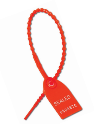 Adjustable plastic security seals